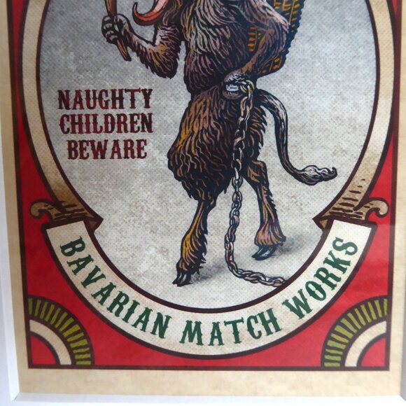 NEW KRAMPUS BAVARIAN CHRISTMAS NAUGHTY CHILDREN ART PRINT BY CHET PHILLIPS - Picture 4 of 6